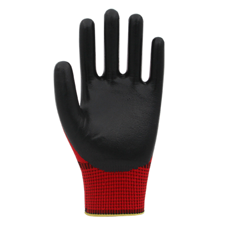 PN5 Kırmızı Nitril Kaplı Polyester Eldiven