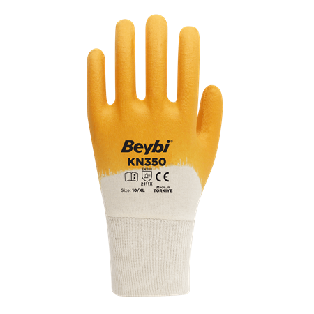 KN350 Nitril Kaplı Pamuk Eldiven