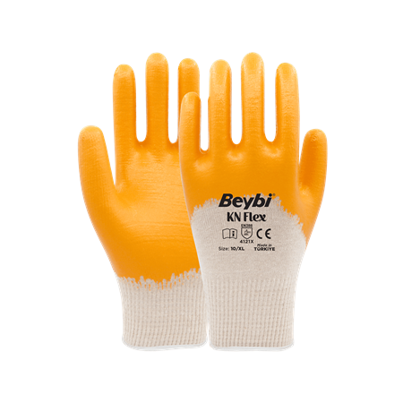 KN Flex Nitril Kaplı Pamuk Eldiven